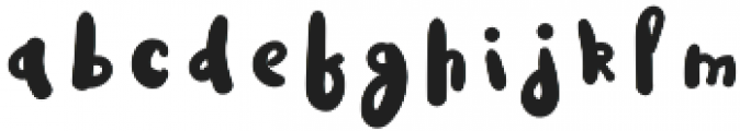 Bentreal Regular otf (400) Font LOWERCASE