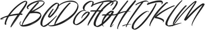 Bentron Alternate Italic otf (400) Font UPPERCASE