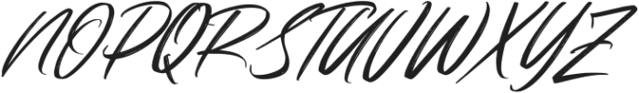 Bentron Calligraphic Italic otf (400) Font UPPERCASE