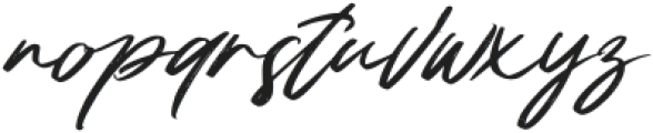 Bentron Calligraphic Italic otf (400) Font LOWERCASE