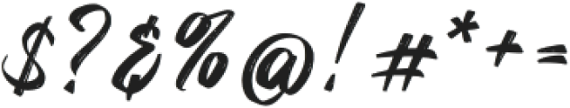 Bentron Calligraphic Regular otf (400) Font OTHER CHARS