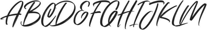 Bentron Calligraphic Regular otf (400) Font UPPERCASE