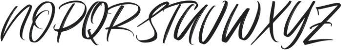 Bentron Calligraphic Regular otf (400) Font UPPERCASE