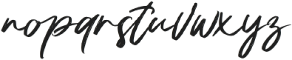 Bentron Calligraphic Regular otf (400) Font LOWERCASE