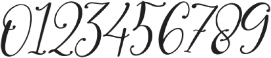 Benttaria Delissha Italic otf (400) Font OTHER CHARS