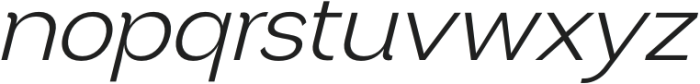 Benua Light Italic otf (300) Font LOWERCASE