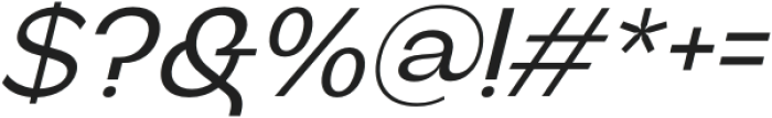 Benua Regular Italic otf (400) Font OTHER CHARS