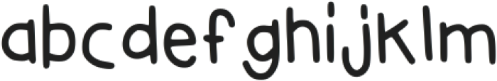 Beppu Regular otf (400) Font LOWERCASE