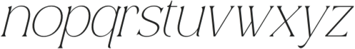 Bequta Italic otf (400) Font LOWERCASE