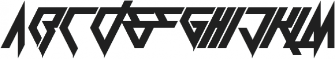 Berate The Elementary ttf (400) Font UPPERCASE