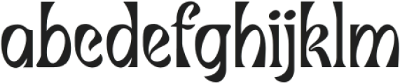 Berbanya Regular otf (400) Font LOWERCASE