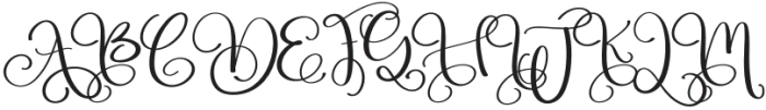 Berbec Regular otf (400) Font UPPERCASE