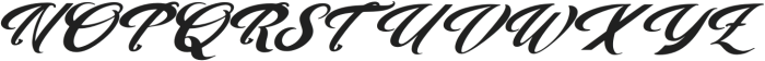 Berdy Danilla Italic otf (400) Font UPPERCASE