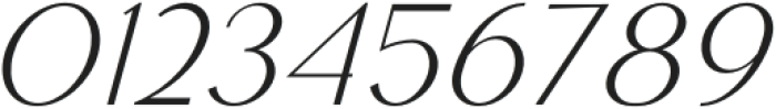 Bereft Italic otf (400) Font OTHER CHARS