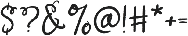 BergamotAndBirch Script otf (400) Font OTHER CHARS