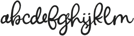 BergamotAndBirch Script otf (400) Font LOWERCASE