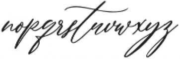 Bergamotte otf (400) Font LOWERCASE