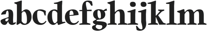 Berganza Bold otf (700) Font LOWERCASE