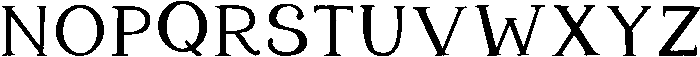 Bergenia Regular otf (400) Font UPPERCASE