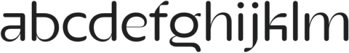 BerghanRounded-Regular otf (400) Font LOWERCASE