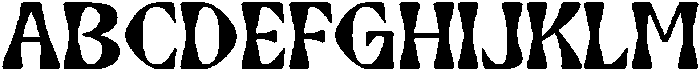 Bergia Regular otf (400) Font UPPERCASE