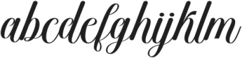 Bergidan Bold Regular otf (700) Font LOWERCASE