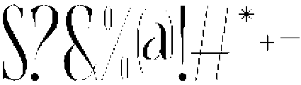 Bergu Regular otf (400) Font OTHER CHARS