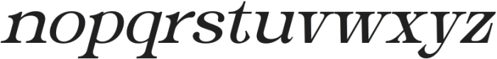 Berisa Italic otf (400) Font LOWERCASE