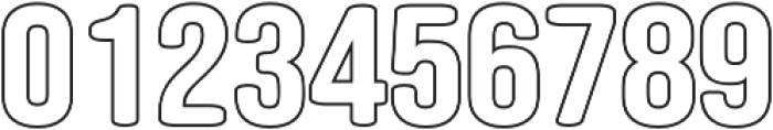 Berk Outline otf (400) Font OTHER CHARS