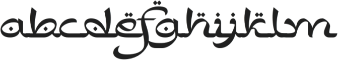 Berka Ramadhan otf (400) Font LOWERCASE