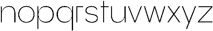 Berkoh Thin otf (100) Font LOWERCASE
