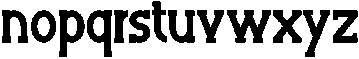Berlian otf (400) Font LOWERCASE