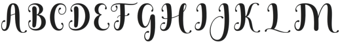 Berliona Regular otf (400) Font UPPERCASE