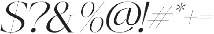 Berloja Satfline Italic otf (400) Font OTHER CHARS