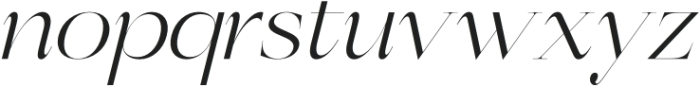 Berloja Satfline Italic otf (400) Font LOWERCASE