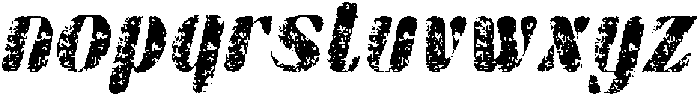 Berlona Rounded Stamp Italic otf (400) Font LOWERCASE