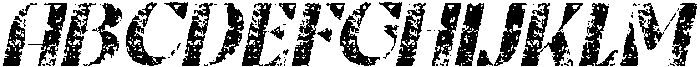 Berlona Stamp Italic otf (400) Font UPPERCASE