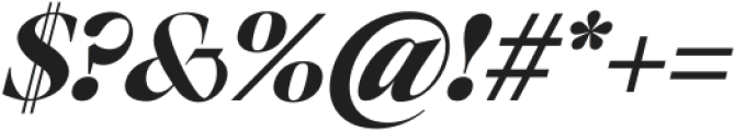 Bermula Black Italic otf (900) Font OTHER CHARS