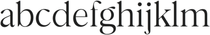 Bermula Light otf (300) Font LOWERCASE