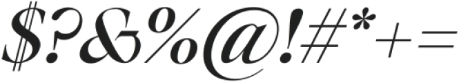 Bermula Medium Italic otf (500) Font OTHER CHARS