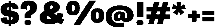 Berna Black otf (900) Font OTHER CHARS