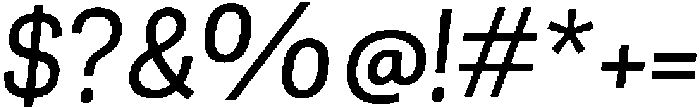 Berna Book Italic otf (400) Font OTHER CHARS