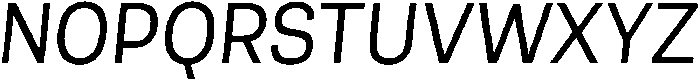 Berna Book Italic otf (400) Font UPPERCASE
