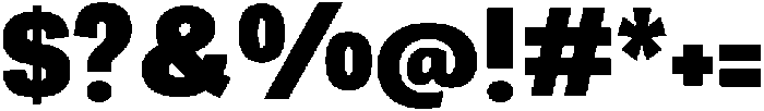 Berna Condensed Black otf (900) Font OTHER CHARS