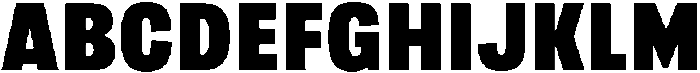 Berna Condensed Black otf (900) Font UPPERCASE