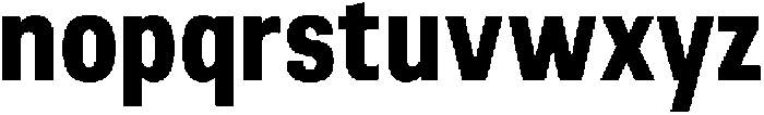 Berna Condensed Bold otf (700) Font LOWERCASE