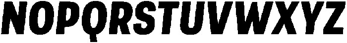 Berna Condensed ExtraBold Italic otf (700) Font UPPERCASE