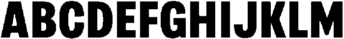 Berna Condensed ExtraBold otf (700) Font UPPERCASE