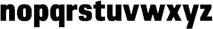 Berna Condensed ExtraBold otf (700) Font LOWERCASE