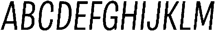 Berna Condensed Light Italic otf (300) Font UPPERCASE